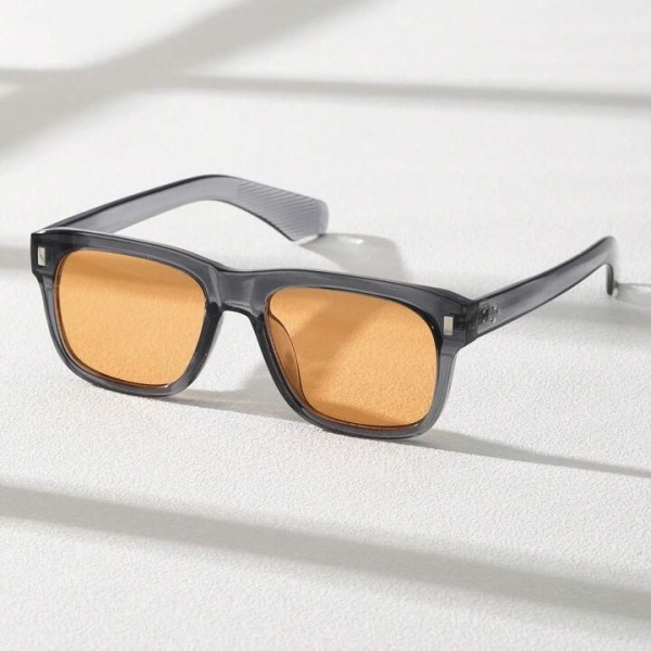 عینک مدل دیوید بکهام کد Zn-3683-Gry-Orng