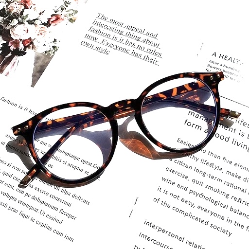 عینک طبی با عدسی بلوکات مدل Z-3375-C1-Leo