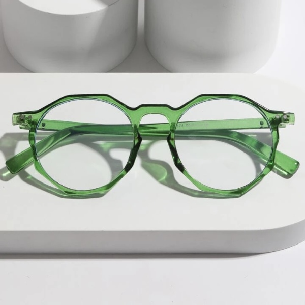 فریم عینک طبی با عدسی بلوکات مدل Z-3374-Grn-C4