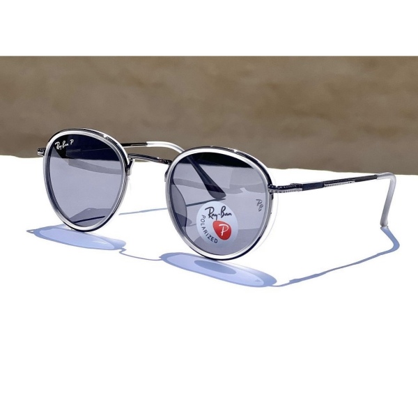 عینک آفتابی ری‌‌بن با عدسی پلاریزه مدل Rb-0299-Silver