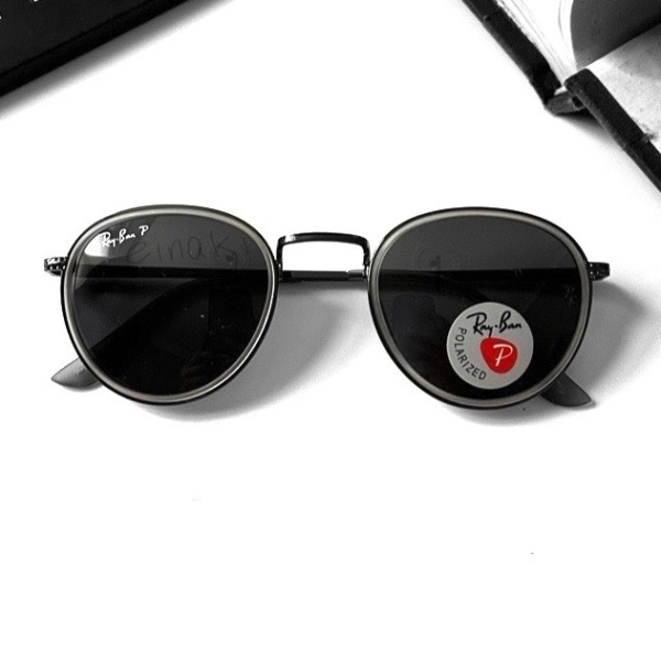 عینک آفتابی ری‌‌بن با عدسی پلاریزه مدل Rb-0299-Silver