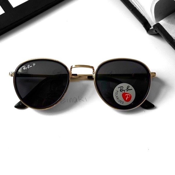 عینک آفتابی ری‌‌بن با عدسی پلاریزه مدل Rb-0299-Gold