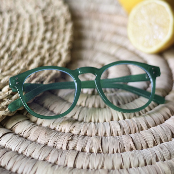 فریم عینک طبی با عدسی بلوکات مدل Gmt-3588-Grn