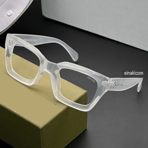 فریم عینک طبی با عدسی بلوکات مدل Crec-1735-Wht عینک زنانه، عینک مردانه