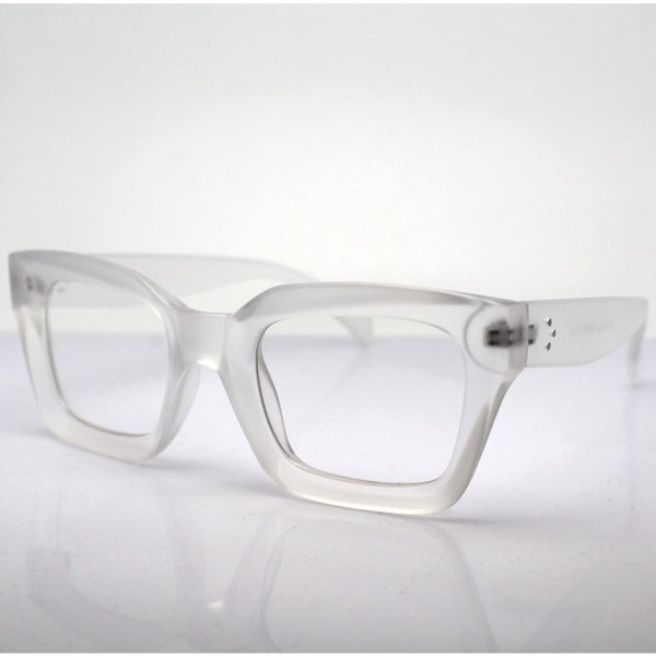 فریم عینک طبی با عدسی بلوکات مدل Crec-1735-Wht عینک زنانه، عینک مردانه