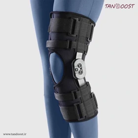 زانوبند توانبخشی با مفصل مدرج