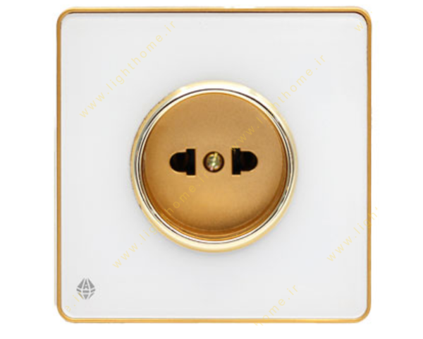 پریز برق ساده مدل یاقوت صنایع آسیا الکتریک