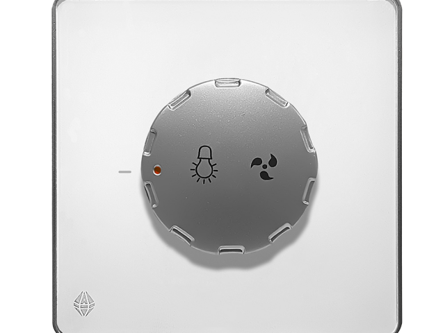 کلید دیمر (لامپ و فن ) مدل یاقوت صنایع آسیا الکتریک