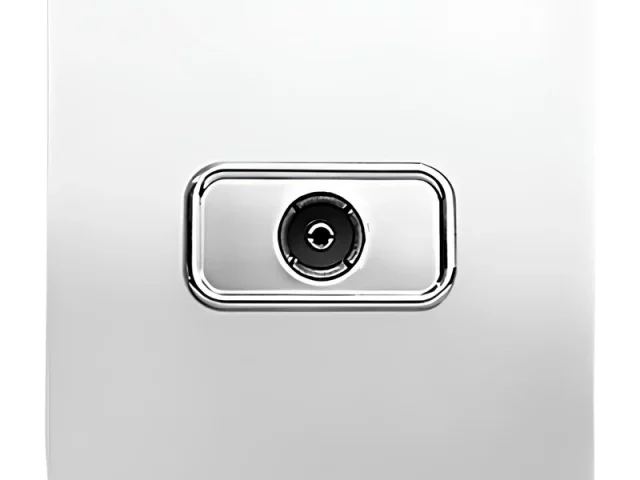 پریز آنتن  مدل کریستال سفید صنایع آسیا الکتریک