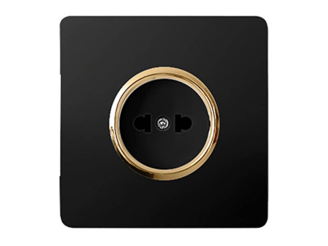 پریزبرق ساده مدل کریستال رنگی صنایع آسیا الکتریک