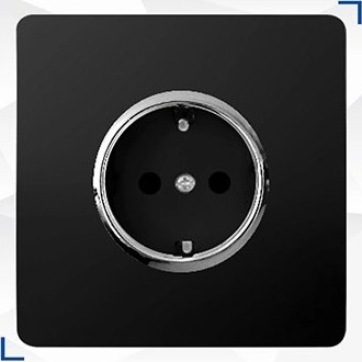 پریزبرق ارت دار -UPS مدل کریستال رنگی صنایع آسیا الکتریک