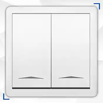 کلید دو پل مدل طاها روکار صنایع آسیا الکتریک