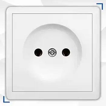 پریزبرق ساده مدل طاها روکار صنایع آسیا الکتریک