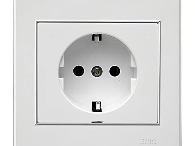 پریز برق ارت دار مدل اریک صنایع آسیا الکتریک