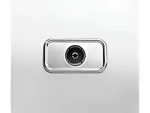 پریز آنتن  مدل کریستال سفید صنایع آسیا الکتریک