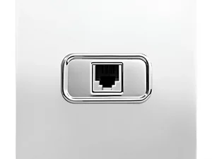 پریز شبکه مدل کریستال سفید صنایع آسیا الکتریک