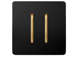 کلید دو پل مدل کریستال رنگی صنایع آسیا الکتریک