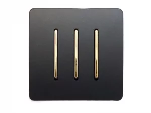 کلید سه پل مدل کریستال رنگی صنایع آسیا الکتریک