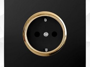 پریزبرق ارت محافظ دار  مدل کریستال رنگی صنایع آسیا الکتریک