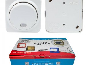 کلید یک پل مدل رز روکار صنایع آسیا الکتریک