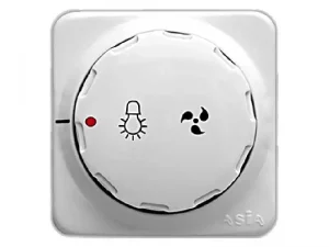 کلیددیمر(لامپ-فن) مدل رز روکار صنایع آسیا الکتریک