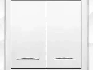 کلید دو پل مدل طاها روکار صنایع آسیا الکتریک