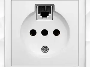 پریزتلفن دومنظوره مدل طاها روکار صنایع آسیا الکتریک