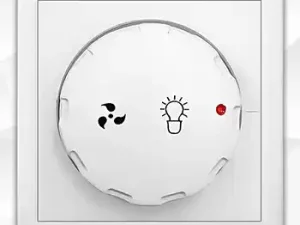 کلید دیمر(لامپ-فن) مدل طاها روکار صنایع آسیا الکتریک