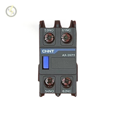کنتاکت کمکی  کنتاکتور از بالا  220 ولت AC چنت سری NXC مدل AX-3X/11