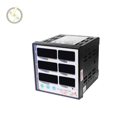 مولتی متر سه فاز شش نمایشگر 96*96 برنا الکترونیک مدل MM3-6A