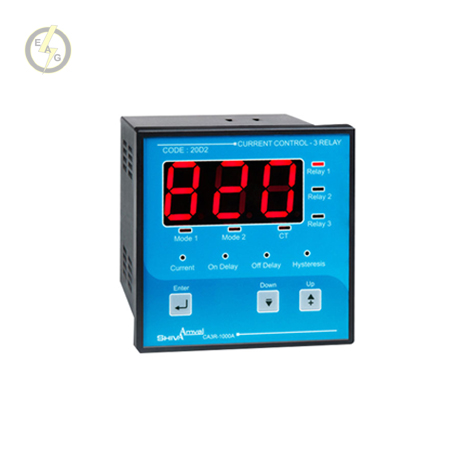 کنترل آمپر سه رله ای شیوا امواج کد 20D2