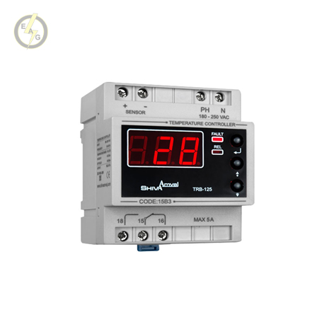 ترموستات 50 - تا 125 سنسور دار شیوا امواج کد 15B3