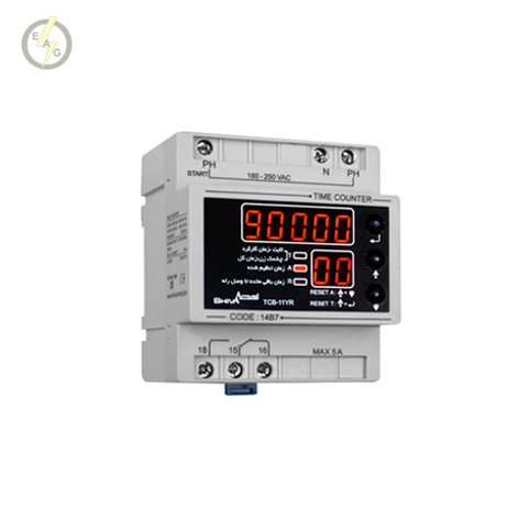 ساعت کار با رله خروجی قابل تنظیم شیوا امواج کد 14B7