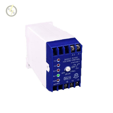 رله کنترل فاز ( محافظ بوبین کنتاکتور ) SPC میکرو مکس مدل  SPC - 101