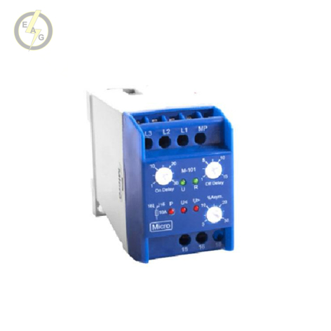 رله کنترل فاز میکرو آبی 101 ( طرح اسپیک ) میکرو مکس مدل M - 101 - B