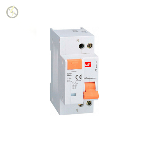 کلید محافظ جان ترکیبی تک پل + نول 16 آمپر LS مدل RKP 1P+N C16A 30MA