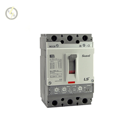 کلید اتوماتیک قابل تنظیم 160 آمپر 3 پل LS  مدل TS 160N ETS 160 3