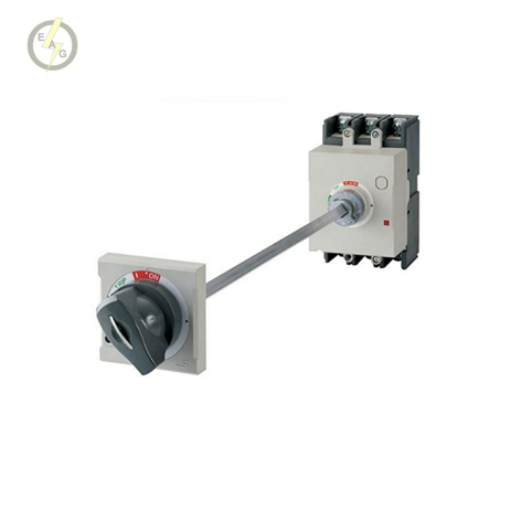 دسته گردان کوتاه قطع و وصل - نصب مستقیم روی کلید - کلیدهای 16 الی 100 آمپر LS مدل DH 1 ( FOR TD100 )