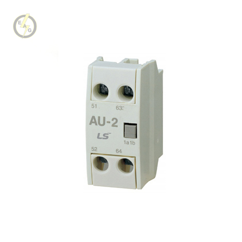 کنتاکت کمکی دو باز - نصب از رو برای کنتاکتورهای 6 الی 150 آمپر LS مدل 2NO)UA-2)