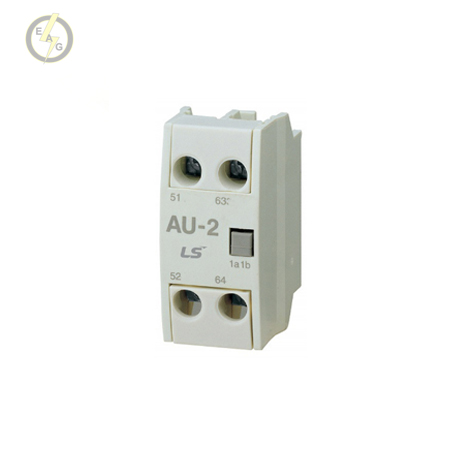 کنتاکت کمکی دو بسته - نصب از رو برای کنتاکتورهای 6 الی 150 آمپر LS مدل 2NC)UA-2)