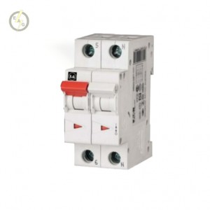 کلید مینیاتوری 10 آمپر  تک پل ( تک فاز ) + نول AC  اف . اند . جی