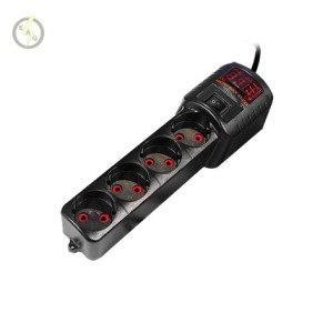 محافظ چهار خروجی دیجیتال مشکی کابل دار میکرو مکس مدل 4LCD