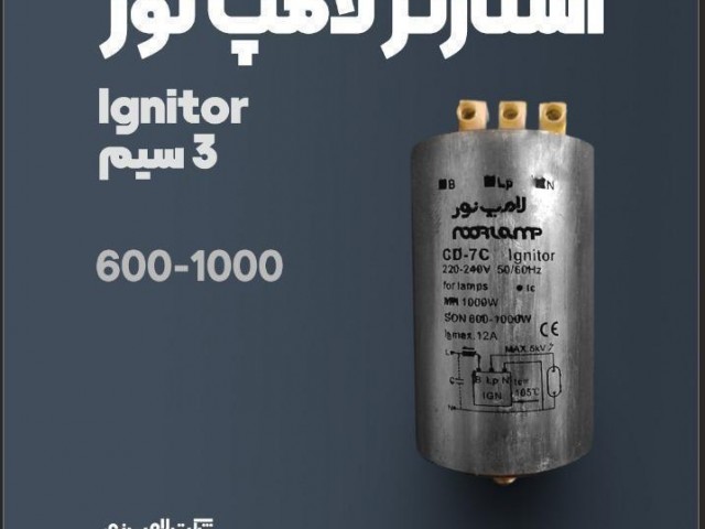 ایگنیتور سه سیم 600 - 1000 وات