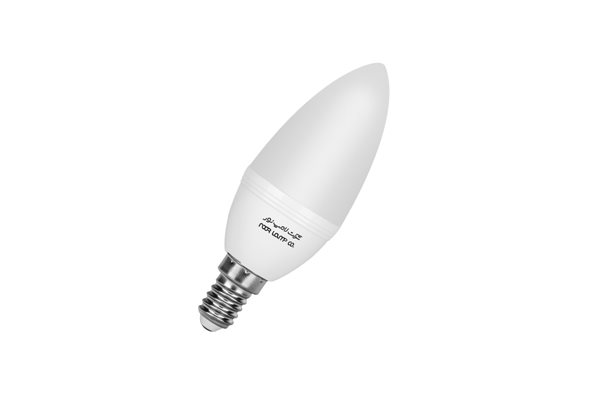 LED شمعی اشکی معمولی 6 وات (مات )(کندل)
