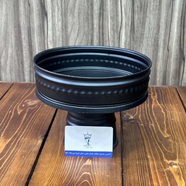 کاسه پایه دار فلزی