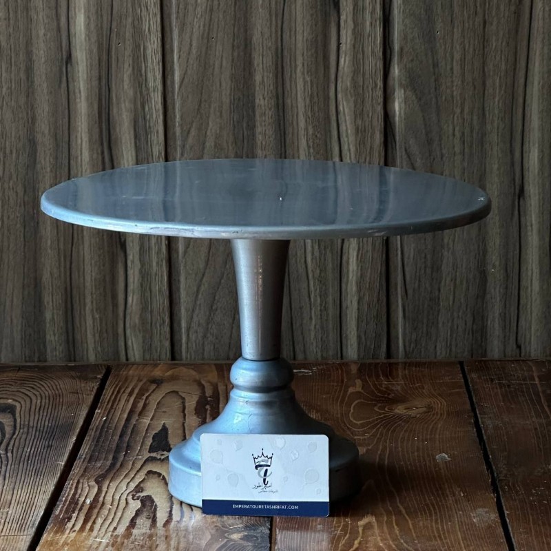 استند کیک نقره ای