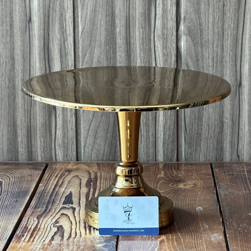 استند کیک طلائی