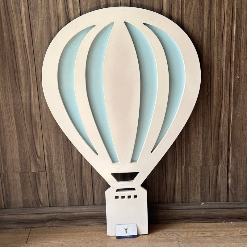 بالن چوبی آبی بزرگ