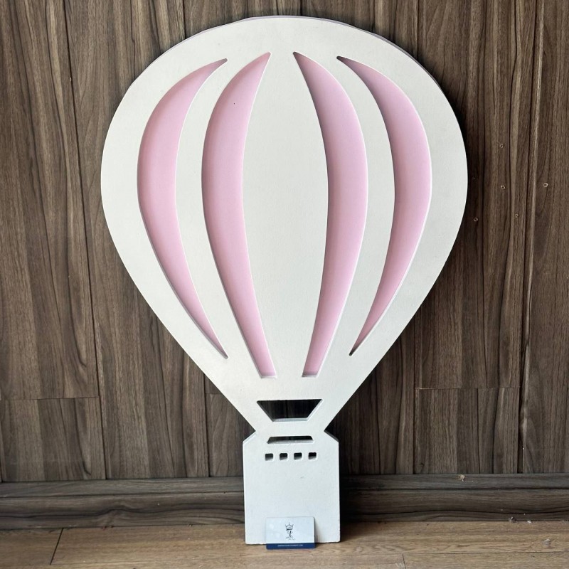 بالن چوبی صورتی کوچک