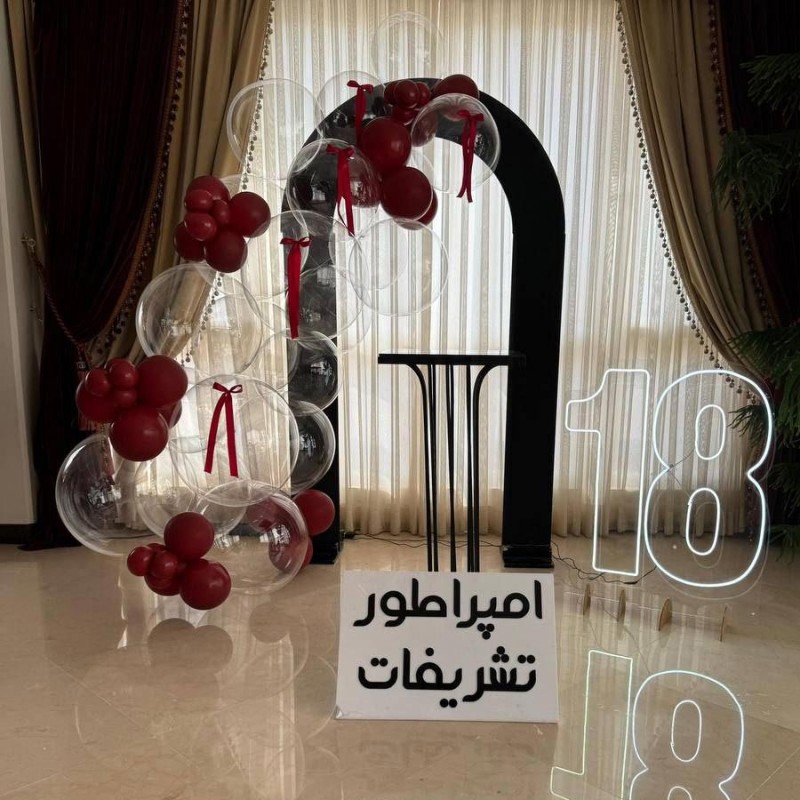 بادکنک آرایی  دخترانه  تم بوبو